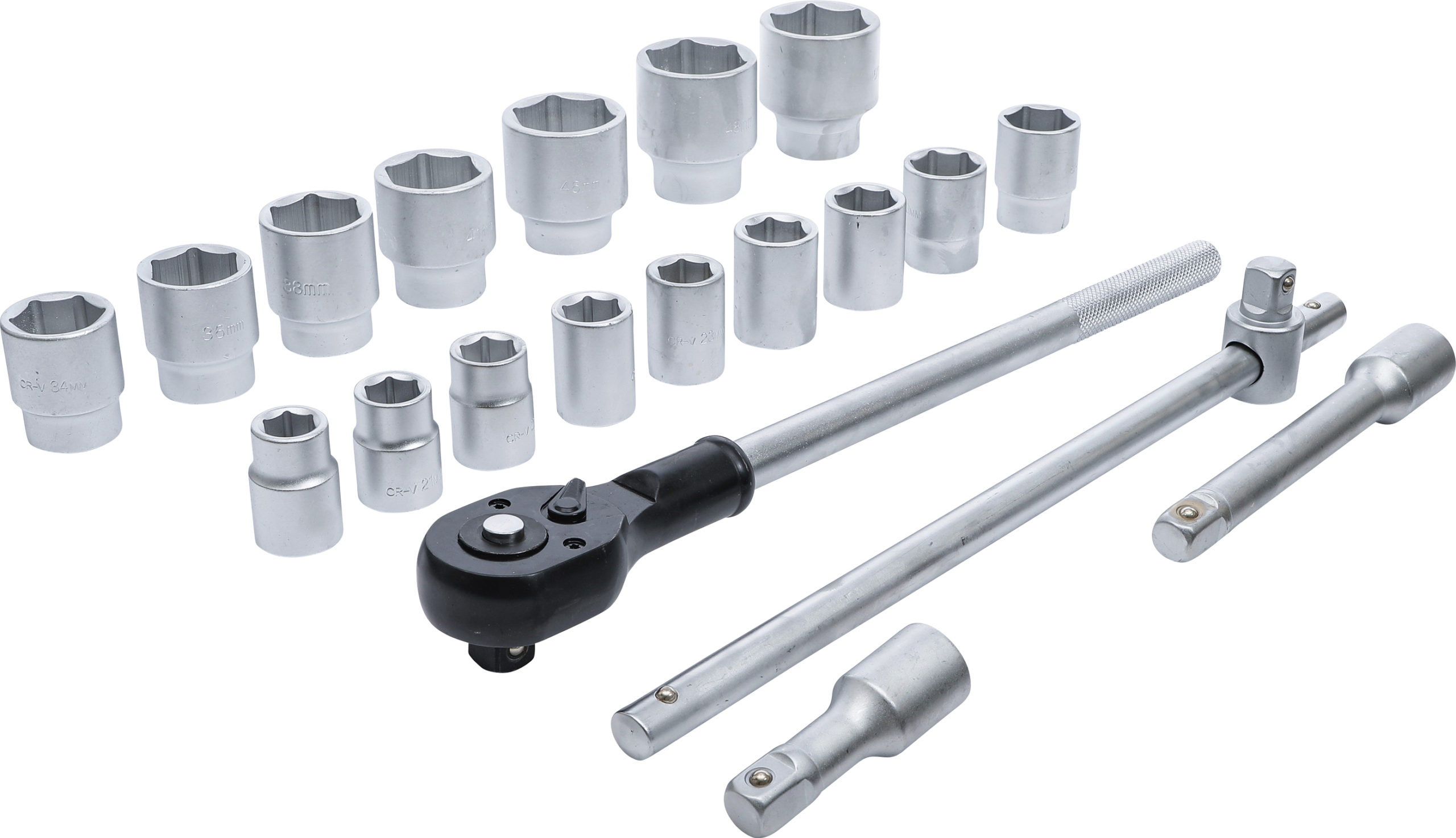 Coffret de douilles | 20 mm (3/4") | 19 - 50 mm | 20 pièces – Image 2