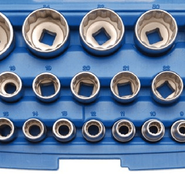 Jeu de Douilles, douze pans | 12,5 mm (1/2") | 8 - 36 mm | 21 pièces