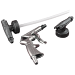 Pistolet pour la protection du soubassement y compris les buses et le tuyau de riser