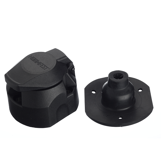 Prise 13 broches avec joint Plastique 12V