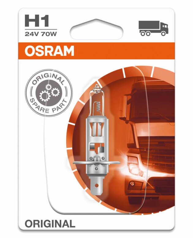 Halogen OSRAM 64155-01B P14,5s 24V 70W H1