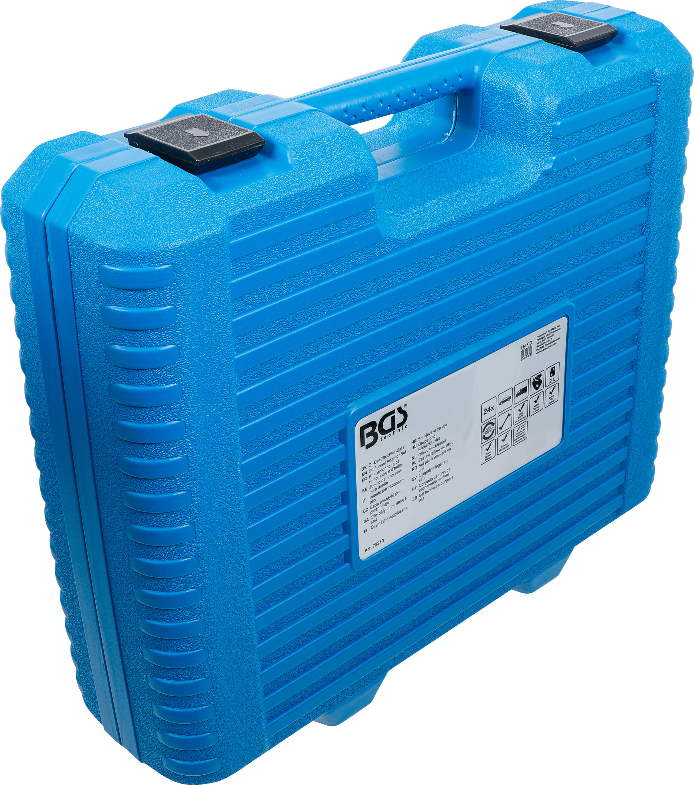 Kit d’entonnoirs de remplissage d’huile | exécution plastique | 24 pièces – Image 4