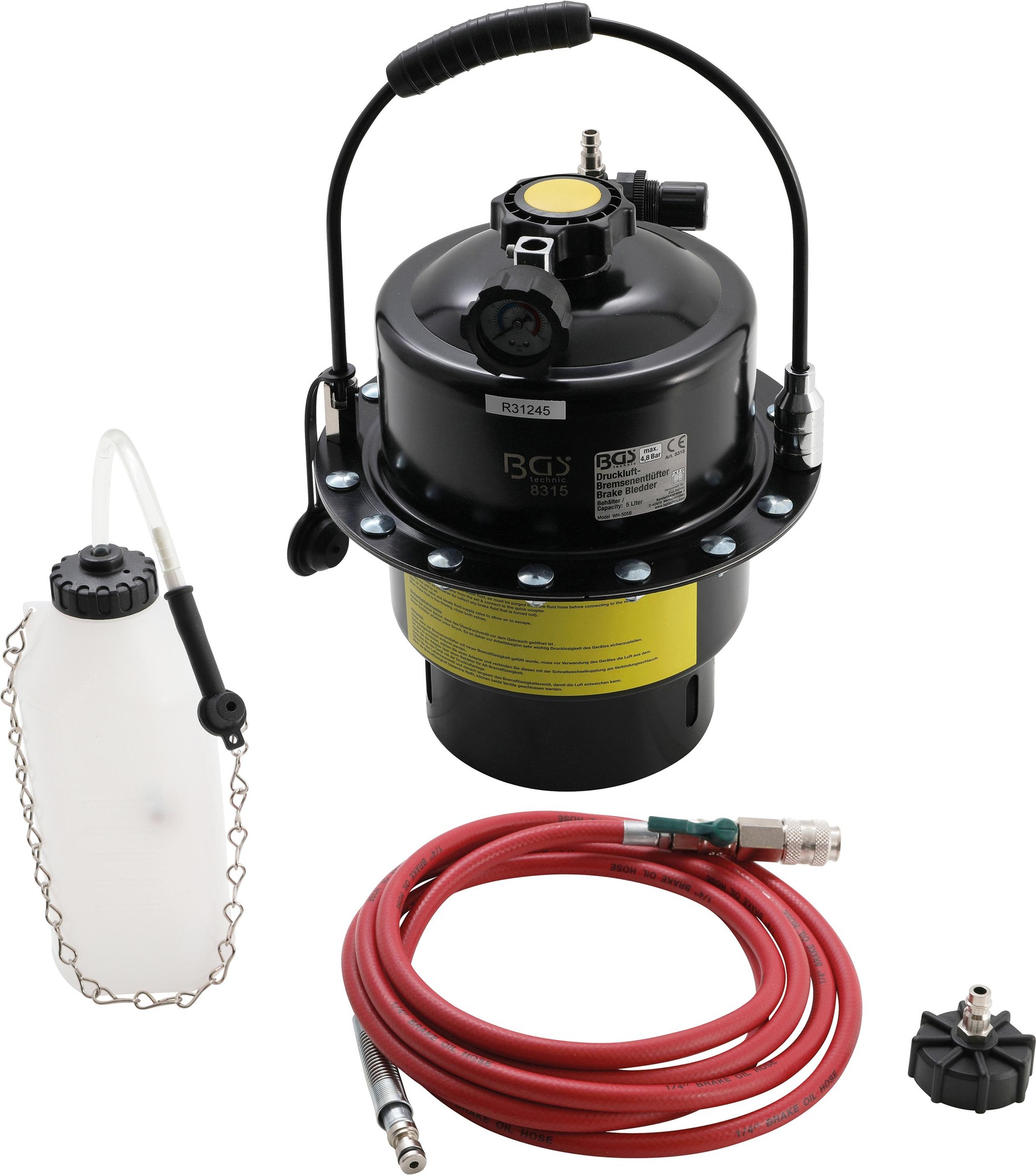 Purgeur pneumatique de freins et d'embrayages