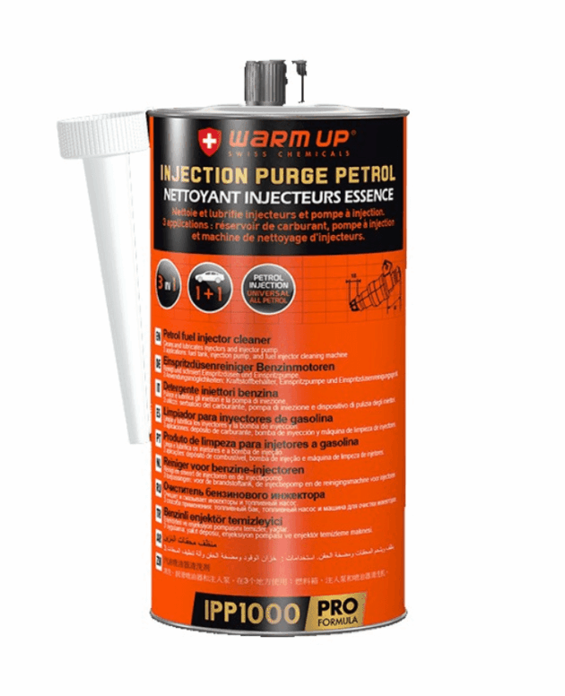 Warm Up Injection purge petrol / Nettoyant injecteurs essence 1000ml