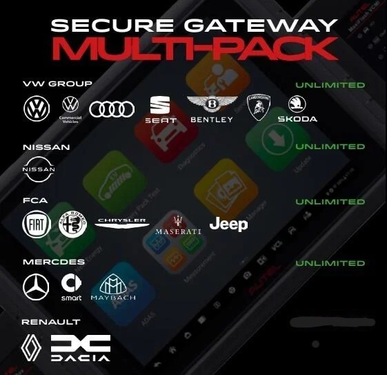 PACK SGW (Mercedes - Nissan - FCA (inclus Maserati) - Renault - VAG SFD hors Porsche)