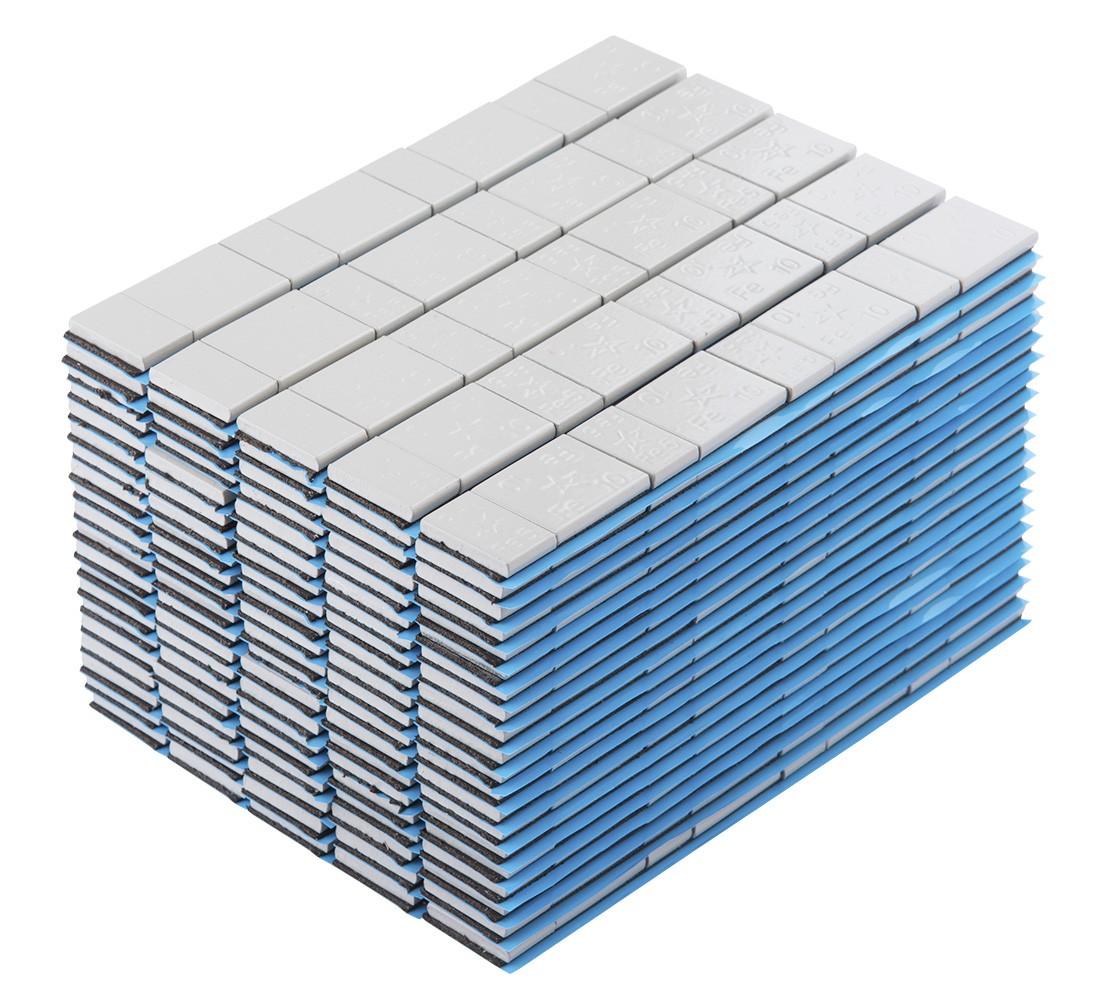 Poids adhésif FS FE 5/10 Revêtu 100 bandes