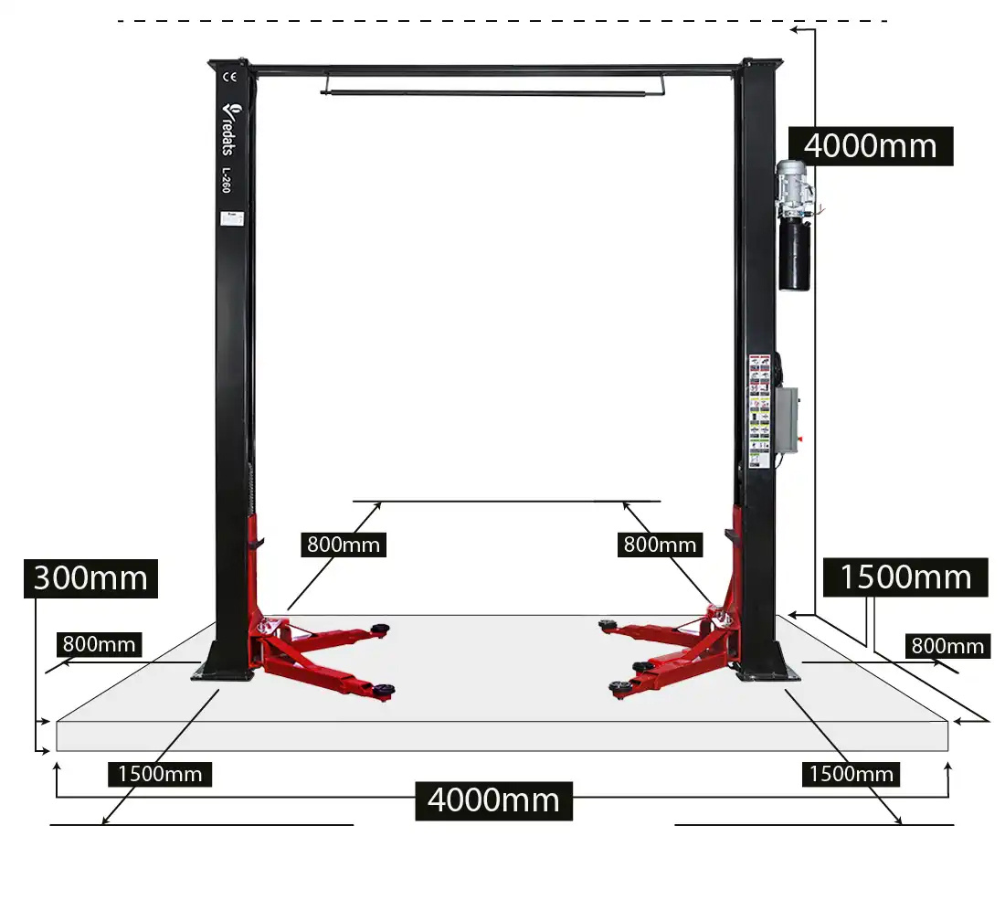 Lift/Élévateur automatique à deux colonnes 4T / L-260 (400V) – Image 9