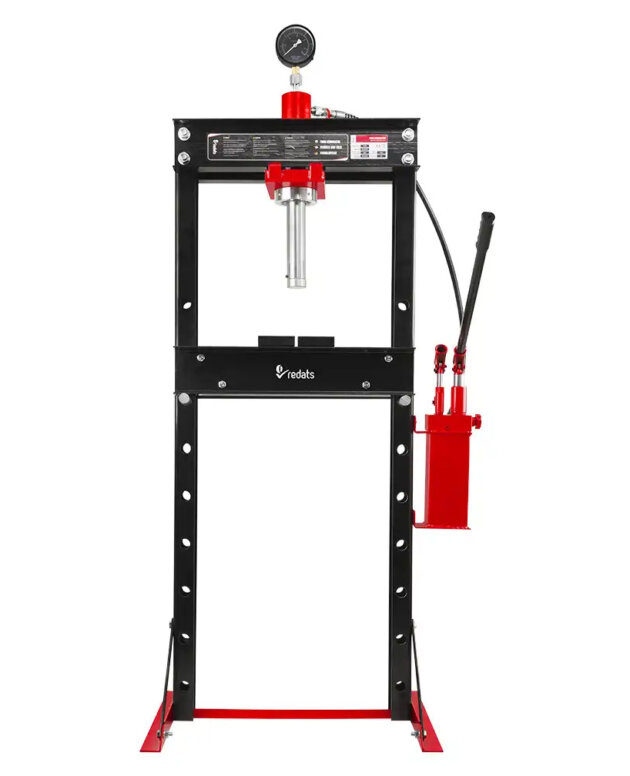 Presse d’atelier hydraulique 20T H-370 avec double pompe
