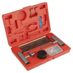 Kit de réparation professionnel dans une mallette portable - rouge