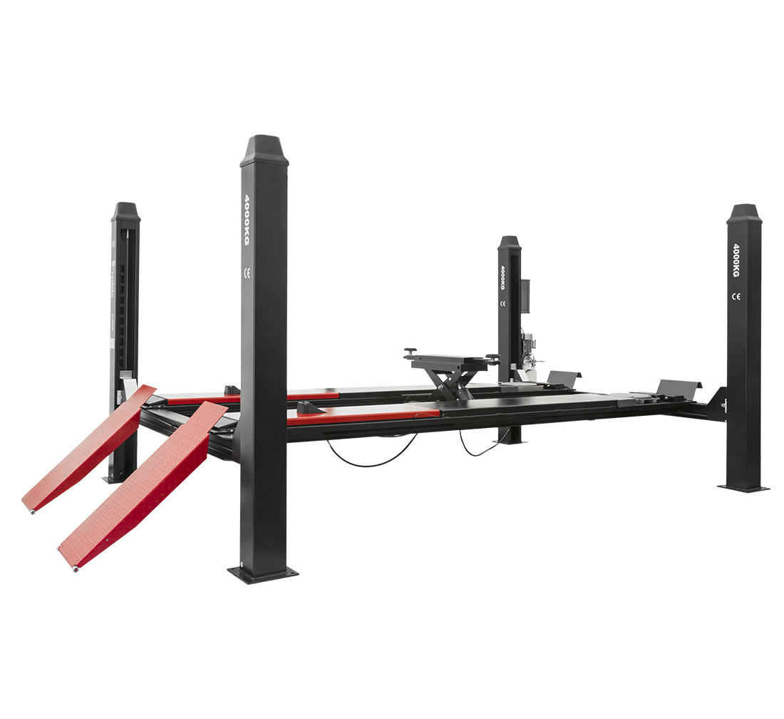 Lift semi-automatique à quatre poteaux 4T / Géométrie L-420