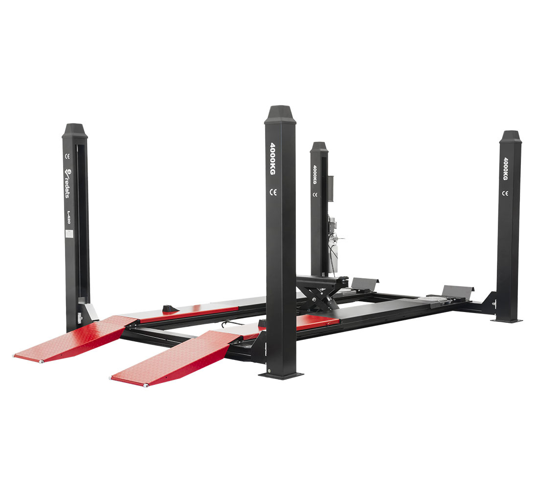 Lift semi-automatique à quatre poteaux 4T / Géométrie L-420 – Image 4