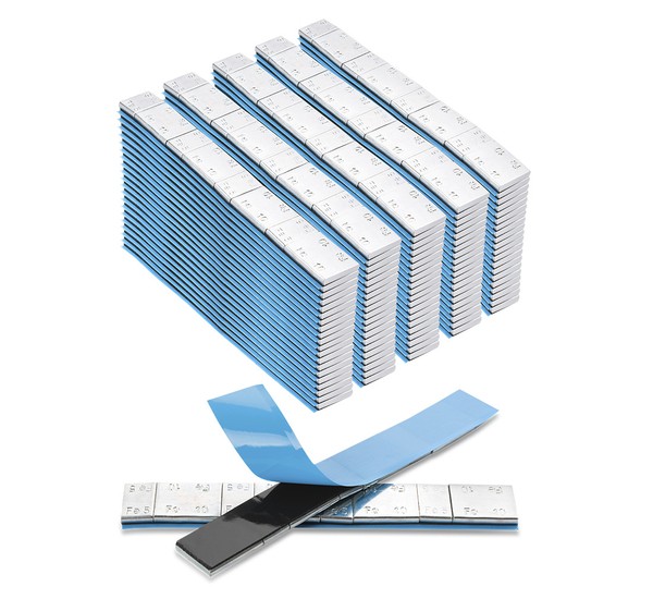 Poids adhésifs FE NN 5 Edgy 100pcs poids de 5,0 à 5,1 kg