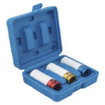 Jeu de douilles de puissance avec protection | 12,5 mm (1/2") | 17 / 19 / 21 mm | 3 pièces