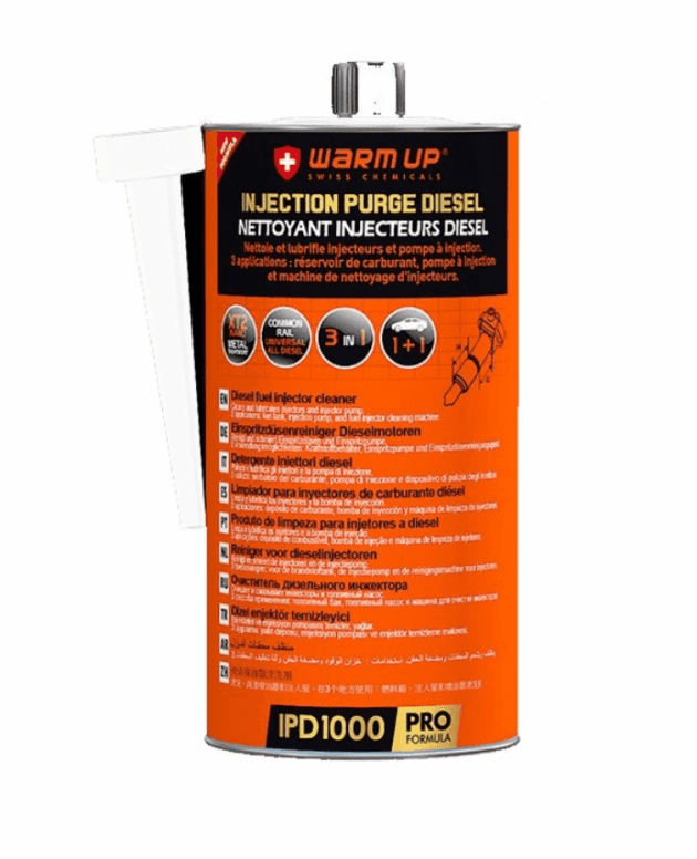 Warm Up Injection purge diesel / Nettoyant injecteurs diesel 1000ml