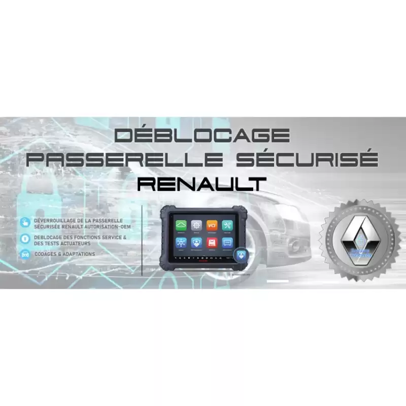 Déverrouillage Gateway Renault PACK 20 jetons