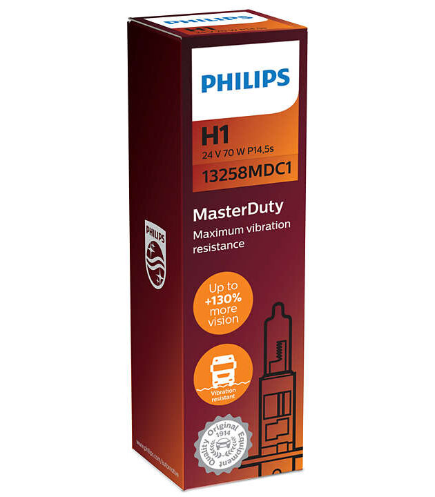 Philips H1 MasterDuty 24V70W P14,5s C1