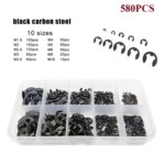 Assortiment de circlips profil E - Set 10 Tailles 1.5-10mm
