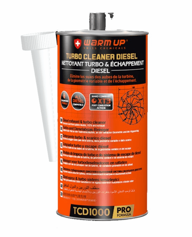 Warm Up Turbo cleaner diesel / Nettoyant turbo et échappement diesel 1000ml