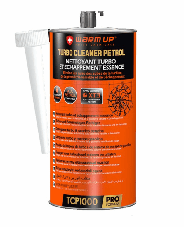 Warm Up Turbo cleaner petrol / Nettoyant turbo et échappement essence 1000ml