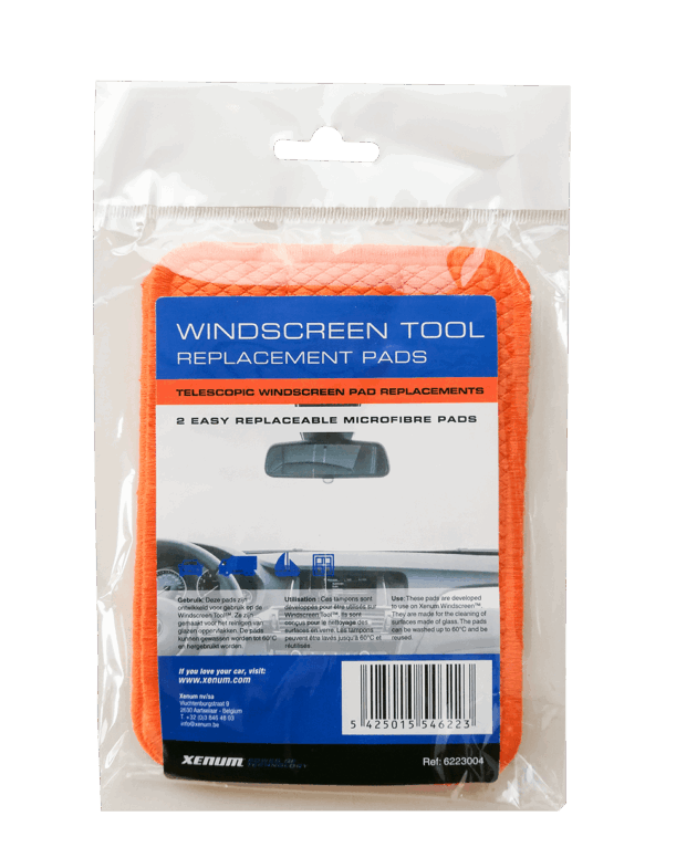 Xenum Windscreen Pads (x2) / Tampons de nettoyage surface en verre