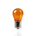 Ampoule S25 12V 21W BA15S AMBRE