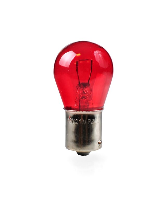 Ampoule P21W S25 12V 21W BA15S ROUGE