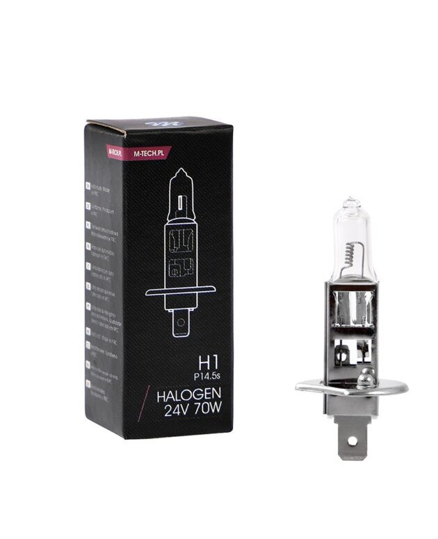 Ampoule halogène M-Tech H1 P14.5s 70W 24V